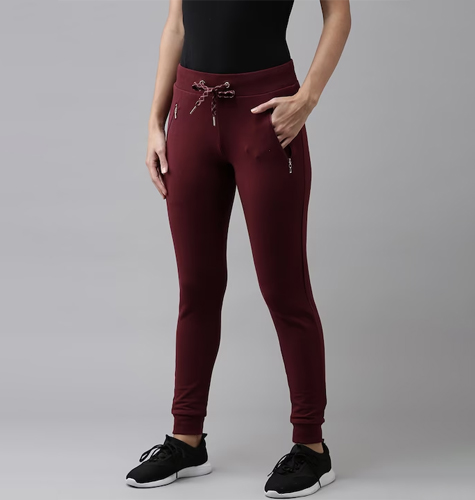 Women Stretch Terry Slim Fit Regular Joggers